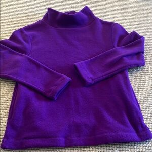 Dudley Stephen’s Purple Kids Fleece Turtleneck Top